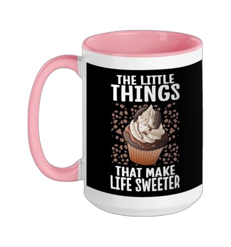 Cupcake Baking Design Ceramic Mug, 15oz