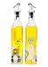 SK Studio Cucina Dispenser Dosatore Olio in Vetro Set Olio e Aceto Distributore di Salsa di Soia a Prova di Perdita Bottiglia d'olio 500 ML