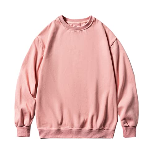 Sweat à capuche surdimensionné homme rose XXXL pour silhouette forte et ample