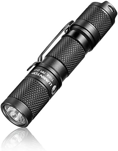 LUMINTOP Tool AA 2.0 LED Torch, Super Bright 650 Lumens, Pocket-Sized Keyring Torch, 5 Modes with Mode Memory, IP68 Waterproof, Powered by One AA or 14500, for Camping Hiking Emergency