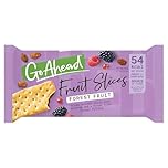 Go Ahead Forest Fruit Crispy Fruit Slice 4 Snack Bars, 174 g (1 Pack of 4 Bars)