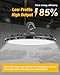 JC-LGL UFO LED High Bay Light 100W 10Pack, High Bay LED Shop lights 5000K 11,000Lm with US Plug, Hanging Hook, Safe Rope, Waterproof Commercial Bay Lighting for Warehouse Factory Barn Shop - UL Listed