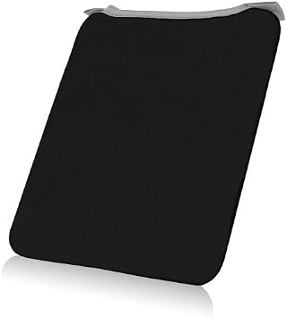 BoxWave Case Compatible with RugGear RG930i - SlipSuit, Soft Slim Neoprene Pouch Protective Case Cover - Jet Black