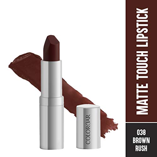 Image of Colorbar Matte Touch Lipstick, Brown Rush, 4.2g
