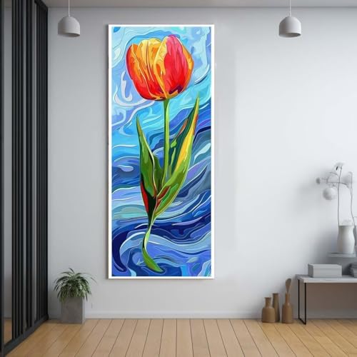 Diamond painting résumé fleurs pour décorer le salon et la chambre adulte