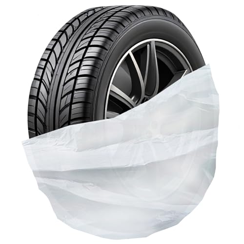 SELENEFF タイヤ袋 8枚入 日本製 大きい タイヤ保管袋 タイヤ ビニール袋...