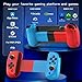 Joso Mobile Gaming Controller for iPhone/iPad/Tablet, Android Wireless Controller with Hall Effects Joysticks, Support PC/Switch, Play Cloud Games/PS Remote Play/COD/Genshin Impact & More - Blue+Red