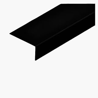 Unequal Black Plastic PVC Corner 90 Degree 1 Meter Trim Wall Corner Guard Edge Protector TMW Profiles (30mm x 10mm x 1M)
