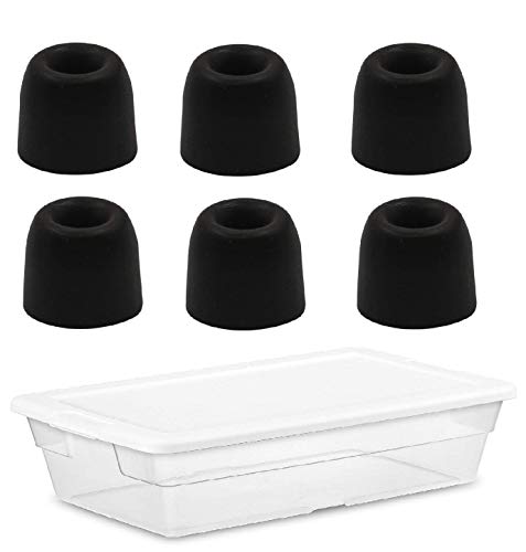 A-Focus �C���[�s�[�X �ᔽ�� �E���^���� �C���[�`�b�v �Չ��� �������� �C���z���L���b�v Sony�^BeatX�^Powerbeats Pro ���Ή� ���a�_�C����4.0�o �\�j�[ �C���z�� �����p ���[�{�b�N�X�t�� 3�y�A6�Z�b�g S�T�C�Y �u