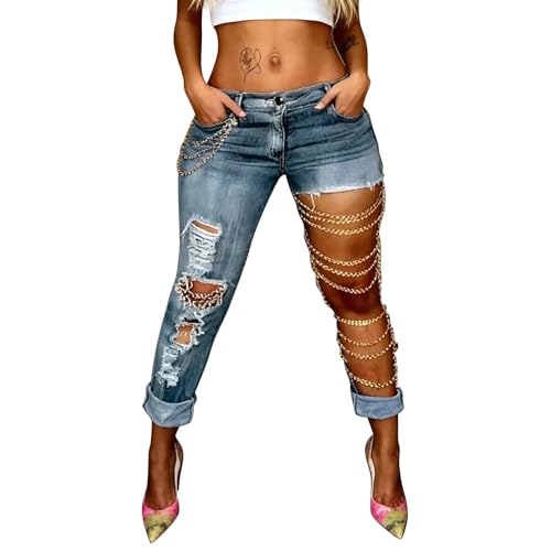 Short en jean déchiré taille haute silhouette sublimée pour fête