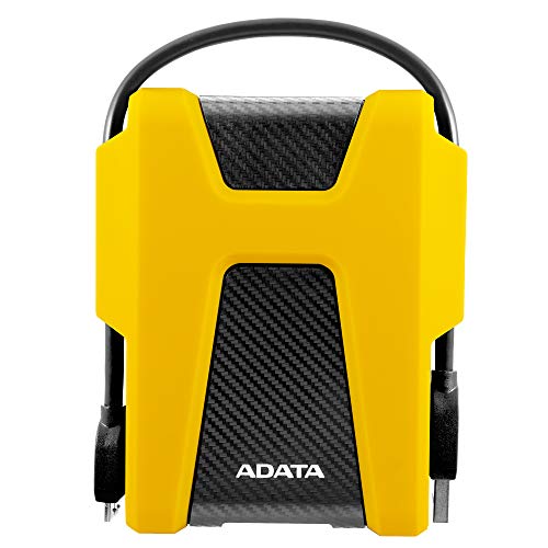 ADATA HD680 2TB Military-Grade Shock-Proof External Portable Hard Drive Yellow (AHD680-2TU31-CYL)
