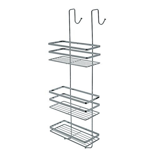 Deco Chrome New 3 Tier Large Hanging Bathroom Organiser Unit Shower Rack Storage Caddy With Extra Deep Baskets …