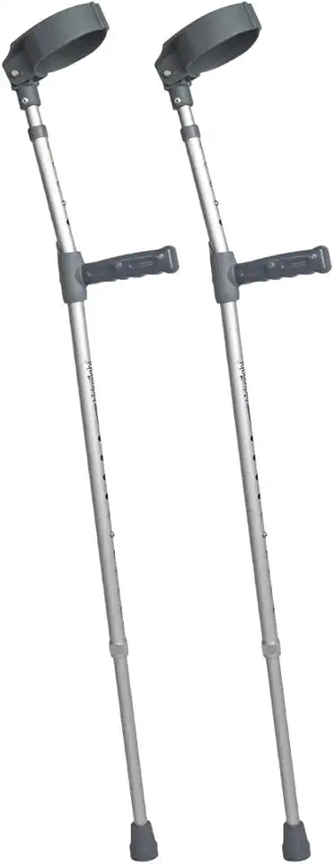 Muleta, Bengala, Canadense, Articulada, Altura Regulável, Par, Hidrolight