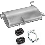  206 + SW KOMBI ENDSCHALLDà„MPFER AUSPUFF ENDTOPF + MONTAGESATZ