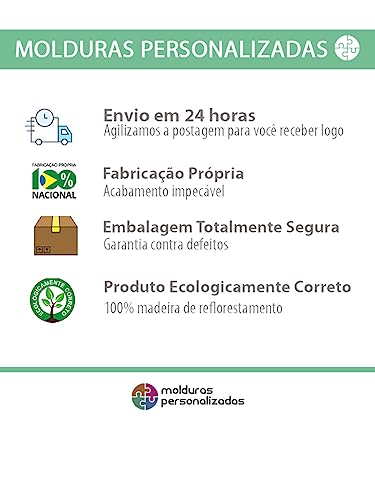 Moldura para Quebra Cabeça Game Office 44,9 X 62,3 Cm C/Petg (Preto 2 cm)