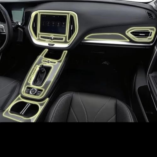 Film de protection en TPU JETOUR X70 18-19 pour console centrale de voiture