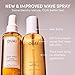 OUAI Travel Size Wave Spray - Texture Spray for Hair with Coconut Oil and Rice Protein - Adds Texture, Volume & Shine for Beach Waves - Paraben Free, Safe for Color & Keratin-Treated Hair (3 fl oz)