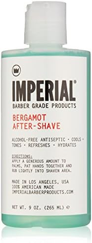 Imperial Barber Grade Products Bergamot After-Shave Alcohol Free, 9 oz