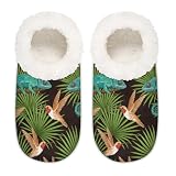 Chintiz Hummingbird Chameleon Sock Slippers