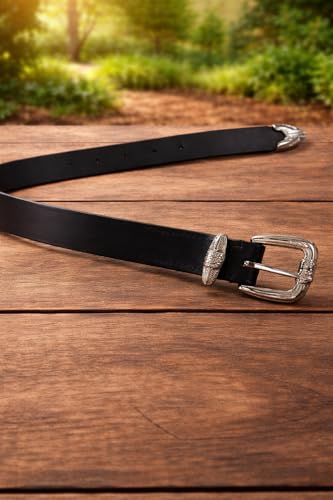 Craft By Universal Black Leather Belt 25mm - Image 6