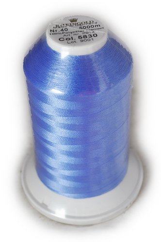 Hilo de bordar Rheingold poliéster 5830 Cadet Blue 5500 yd / 5000 m miniatura 1