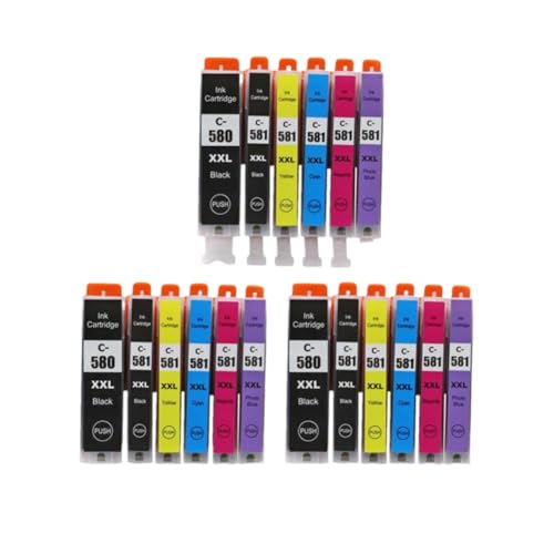 Cartouche d'encre PGI-580 CLI-581 idéale pour les devoirs et photos de famille sur TS6250 TS6350