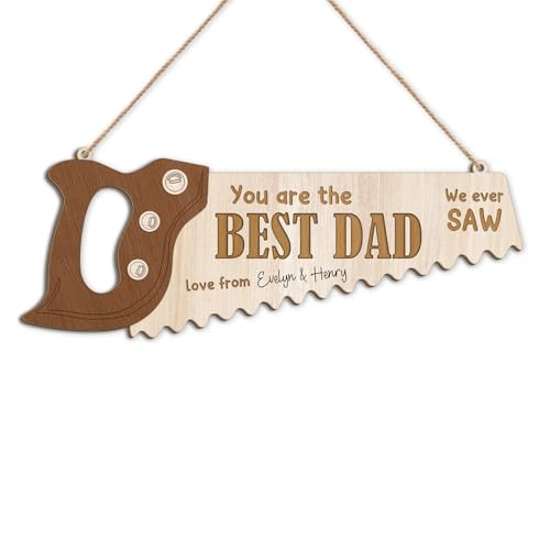 Saw-Shaped Wall Plaque for Dad