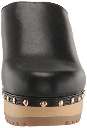Madden Girl Fridayy Heeled Clogs in Black Paris #TOP30