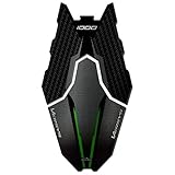  Adhesivo 3D Protector de depósito, Compatible con Kawasaki Versys 1000 2019-2020, Verde metálico
