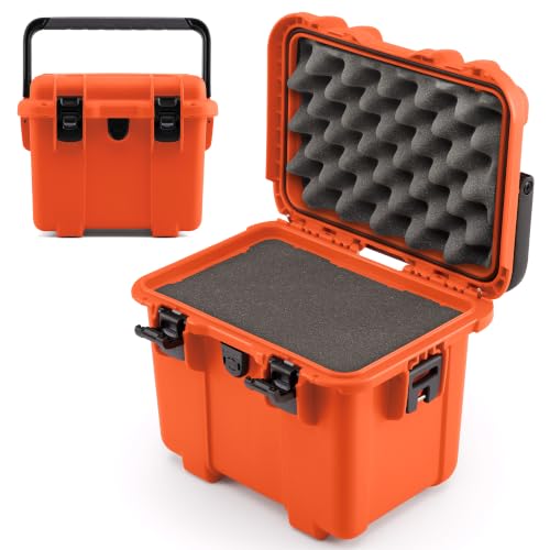 Image of NANUK T20 Waterproof Hard Shell with Cubed Foam (11L) - Dustproof, Impact Resistant NK-7 Resin - For Camera, Drone & Sensitive Equipment - Compact Travel Case (12.9 inchx 9.7 inchx 10.3 inch) - Orange