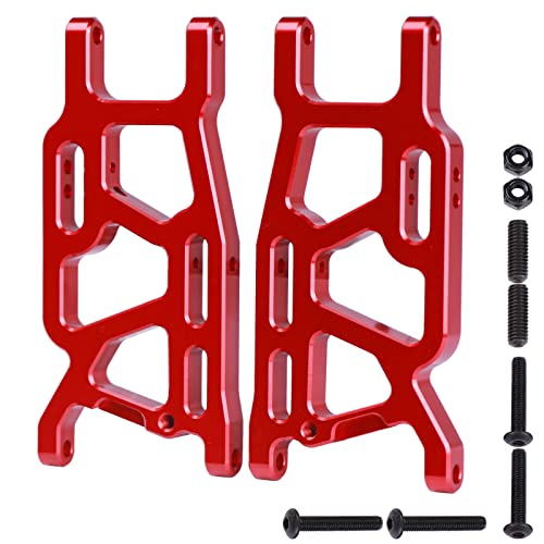 Acekeeps 6-Pack Aluminum Front & Rear Suspension Arms W/Pivot Balls Complete Arm Set For Arrma Rc 6S 1/8 Typhon 1/7 Limitless Felony Infraction Car, Upgrade Hop-Up Parts (Red) #TOP3