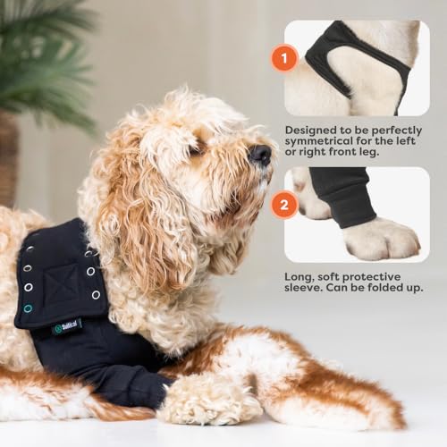 Suitical Recovery Sleeve Dog, XX-Large, Black by Suitical - Image 3