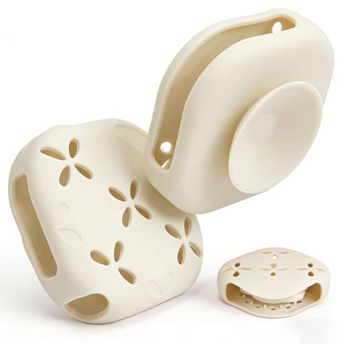 Silicone Shower Steamer Holder with Suction Cup - 3.28 Aromatherapy Steamer Tray for Shower Wall & Floor - Draining Soap Dish & Bath Bomb Hanger for Bathroom Bedroom & Living Room - Easy Clean