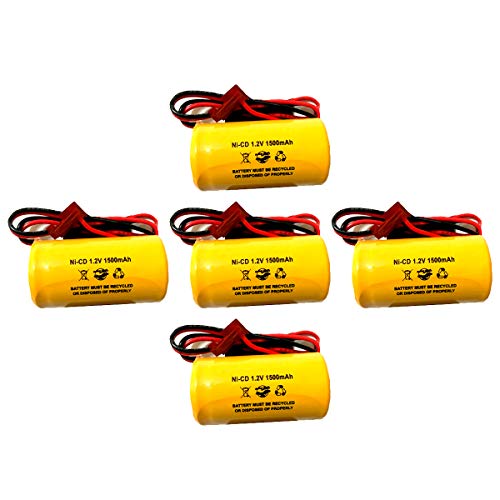 (5 Pack) ELB1P201N ELB-1P201NB 1.2v 1500mah NiCad Battery Light ELB1P201NB ELB0320 ELB1P201N2 ELB1P2901N ELB1210N