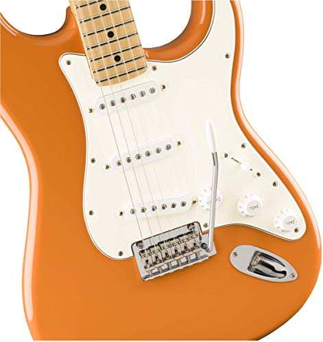 Fender Player Stratocaster Sss Electric Guitar, Capri Orange, Maple Fingerboard #TOP2
