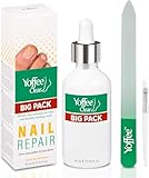 Yoffee Clear Tratamiento Anti Hongos para Uñas de Manos y Pies - Reparación de uñas con Árbol de Té y Aceite de Argán - Fórmula Mejorada - Antibacteriano y Antiséptico - Big Pack Purity Nail (60ml)