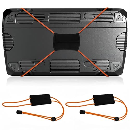 2 Pack Fish Finder Cover Straps – Adjustable Bungee Graph Cover Secure Strap for Travel, Keeps Fishing Graph Screen Covers in Place, Fits Up to 18