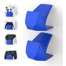 PlayVital 2 Pack Universal Display Stand for Nintendo Switch 2 Pro & Switch Pro Controller, Desk Holder for ps5, Edge, ps4, Xbox Series X/S, Xbox One, Elite Series 2 Controller - Blue