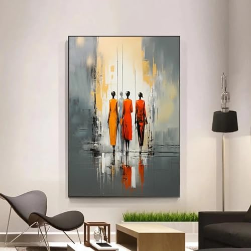 Peintures décoratives abstraites de qualité supérieure encadrée