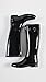 Hunter Original Refined Gloss Rain Boots Black 9