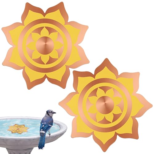 Saillong 2 Pack Bird Bath Copper