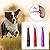 NITAIUN 3 Pcs Dog Whistle with Whistle Strap, High Pitch Plastic Dog Whistles Standardized Frequency Loud and Far-Reaching Professional Dog Training Clicker for Barking and Recall (3 Pcs)