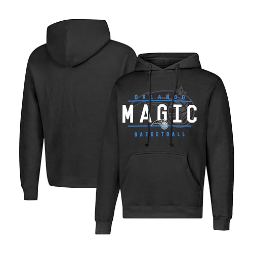 Ultra Game Men's NBA Official Super Soft Get Right Hoodie Sweatshirt, Orlando Magic, Black, Small by Ultra Game - Used condition - US$12.19