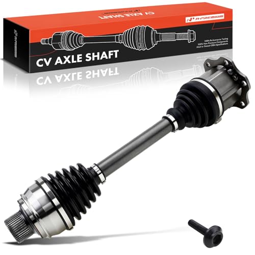 A-Premium CV Axle Shaft Assembly Compatible with Audi Models - A6 2016, A6 A7 A8 Quattro 2012-2018, Q5 2009-2015, S6 S7 S8 2013-2018, RS7 2014-2018, SQ5 2014-2017 - Front Driver or Passenger Side by A-Premium - Used condition - US$71.99