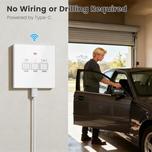 Interruptor inteligente WiFi BlissfulAbode para puerta de garaje domótica Tuya 6