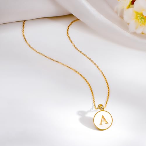 Image of Rubans Demi Fine Stainless Steel Alphabet Pendant CZ Gift for Women & Girls
