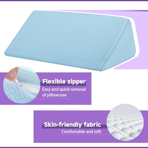 Zantle Small Wedge Pillow, Small Wedge Pillow for Sleeping by Zantle - Used condition - Image 7