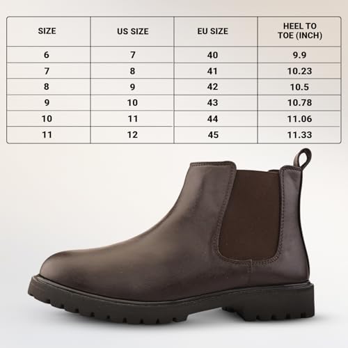Image of STANPHORD Men Chelsea Boots | Stylish Ankle Length Casual Fashion Boots | Premium Comfortable Outdoor Travel Footwear