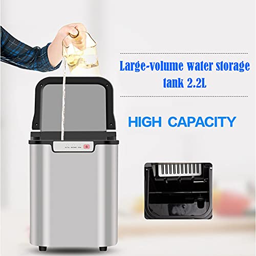 Máquina portátil para hacer cubos de hielo miniatura 7