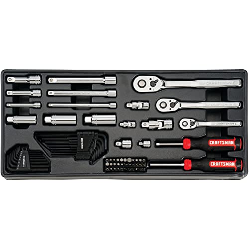 Craftsman Mechanics Tool Set, Sae And Metric, 1/2, 1/4, And 3/8 Drive Sizes, 298-Piece (Cmmt12039) #TOP4